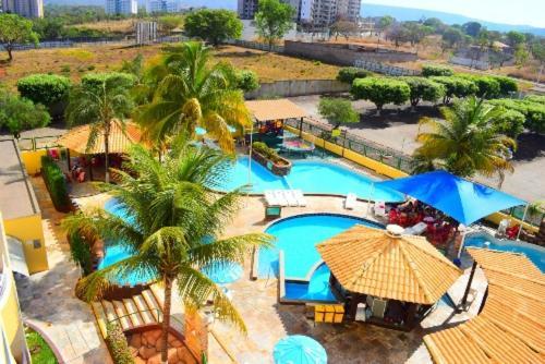 Flat Para Temporada Perto Singapura Shopping Com 7 Piscinas, Bar Molhado, Restaurante - A 3 Min Centro De Caldas Novas! Extérieur photo
